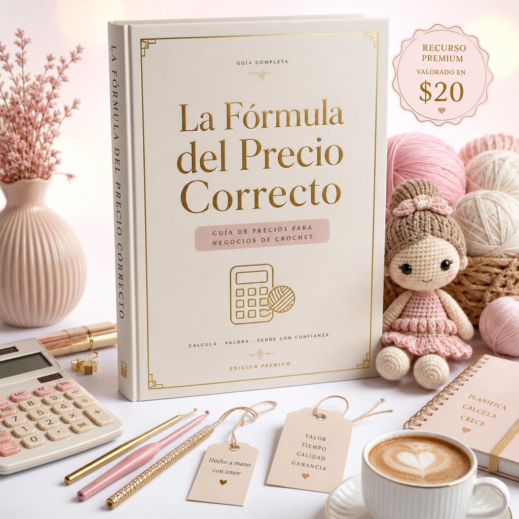 La Fórmula para Poner el Precio Correcto a Tus Amigurumis y Ganar Más en Cada Venta