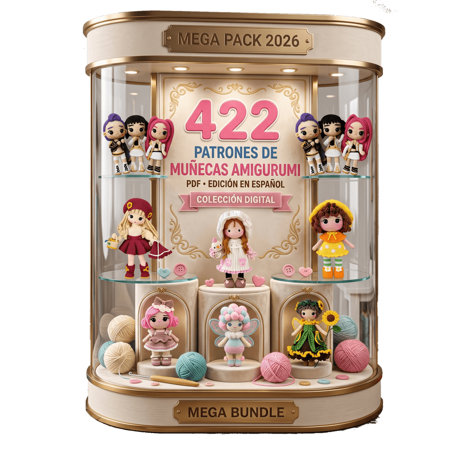 Mega Pack 2026: 422 Patrones de Muñecas Amigurumi